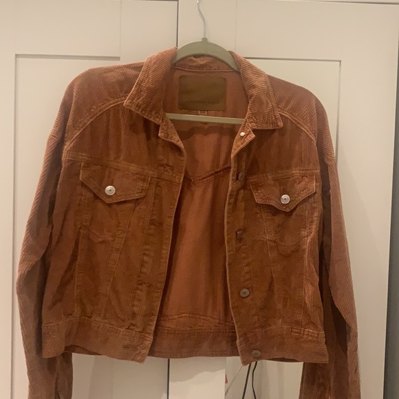 American eagle light brown courdoroy jacket XS - Picture 2 of 4
